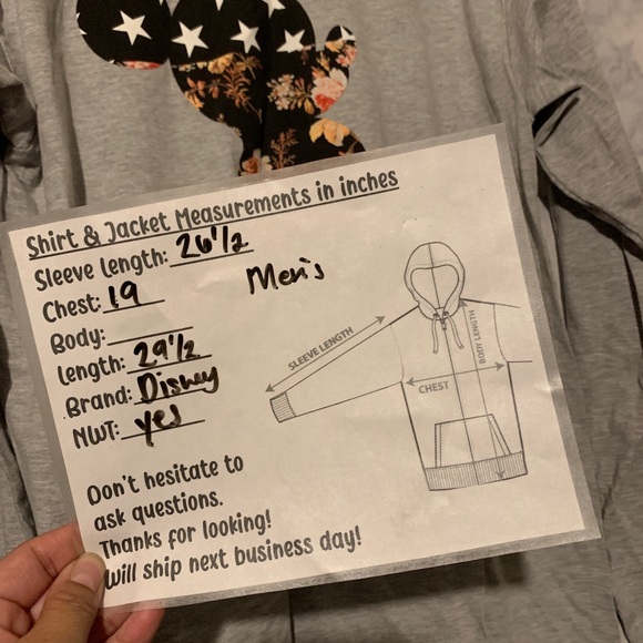 Men’s Medium Mickey\Neff long sleeve - Picture 5 of 5